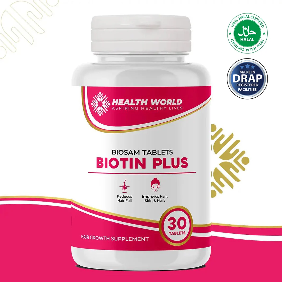 Biotin Plus – Hair Growth & Anti Hair Fall Tablets