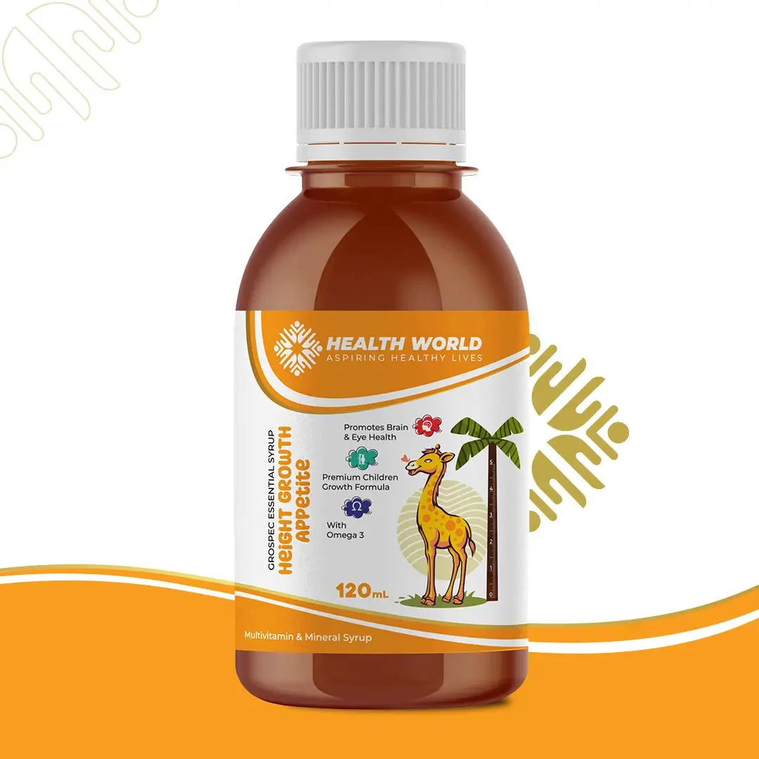 Health World Kids Height Growth Syrup – 120 ml