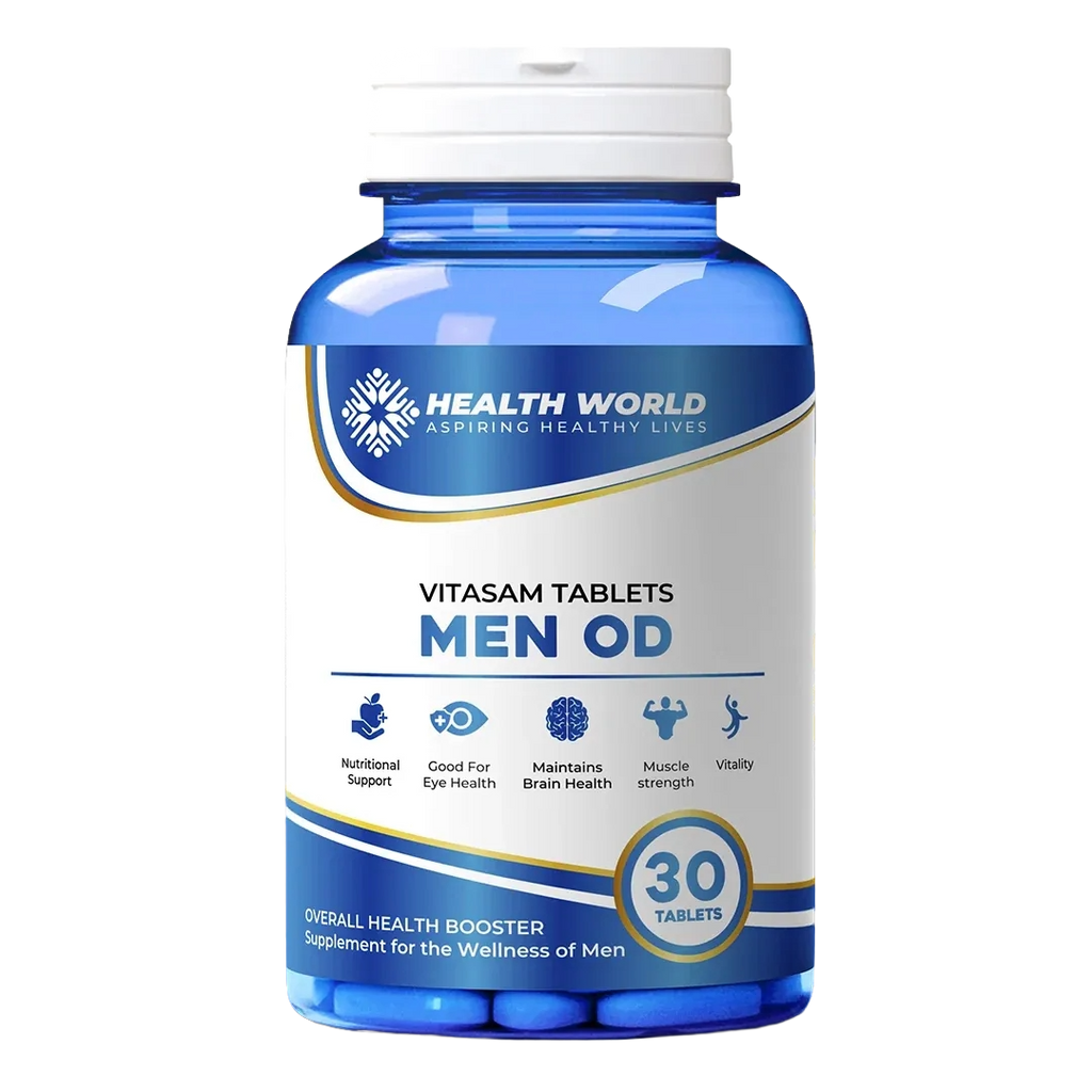 Vitasam Men OD Tablets | Nutritional Support & Vitality for Men | Health World